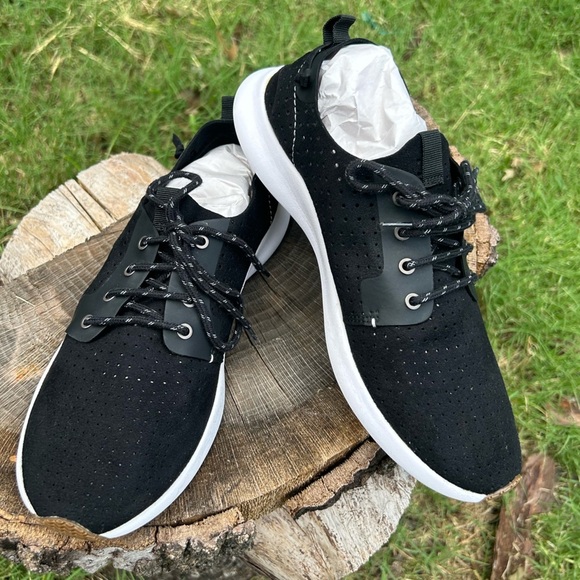 Steve Madden Brick black lightweight mens sneakers w/breathable Design Sz-9. M - Picture 9 of 12